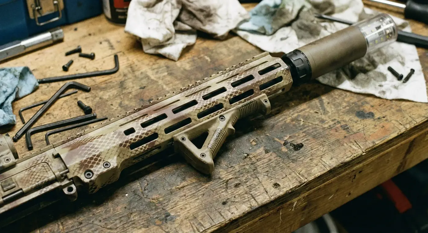 Ergonomie et externe grips silencieux et crosses - AirsoftXpert Seysses