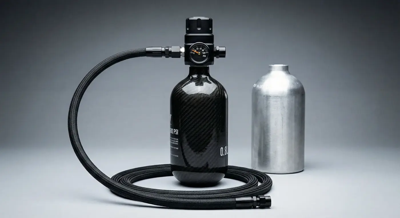 La ligne d'air bouteille ra c gulateur et flexible - AirsoftXpert Seysses